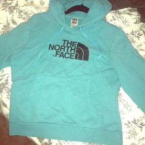 Blue north face hoodie